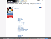 Tablet Screenshot of grupoinstalaciones.cype.es