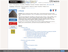 Tablet Screenshot of cypecad.cype.es