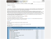 Tablet Screenshot of programas.cype.pt