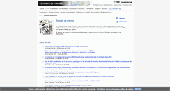 Desktop Screenshot of dossier-de-prensa.cype.es