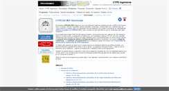 Desktop Screenshot of electricidad.cype.es