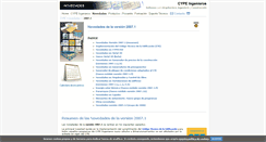 Desktop Screenshot of 20071.novedades.cype.es