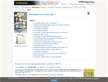 Tablet Screenshot of 20071.novedades.cype.es