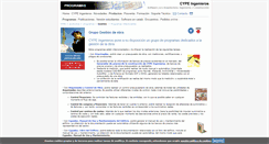 Desktop Screenshot of gestion.cype.es