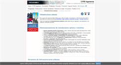 Desktop Screenshot of infraestructuras.cype.es