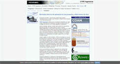 Desktop Screenshot of normativatecnica.cype.es