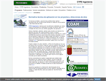 Tablet Screenshot of normativatecnica.cype.es