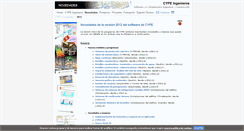 Desktop Screenshot of 2012.novedades.cype.es