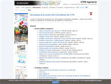 Tablet Screenshot of 2012.novedades.cype.es