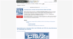 Desktop Screenshot of exportacao-para-cis2.cype.pt