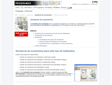Tablet Screenshot of geradordeorcamentos.cype.pt