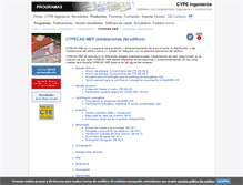 Tablet Screenshot of instalaciones.cype.es