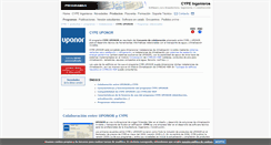 Desktop Screenshot of cype-uponor.cype.es