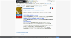 Desktop Screenshot of aislamiento.cype.es