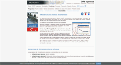 Desktop Screenshot of alcantarillado.cype.es