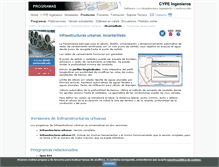 Tablet Screenshot of alcantarillado.cype.es