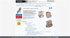 Desktop Screenshot of energiasolartermica.cype.es
