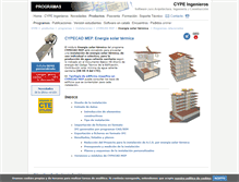 Tablet Screenshot of energiasolartermica.cype.es