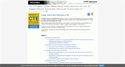 Desktop Screenshot of cte.cype.es