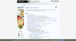 Desktop Screenshot of 2010.novedades.cype.es