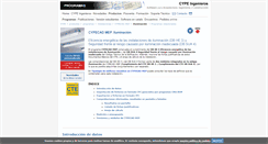 Desktop Screenshot of iluminacion.cype.es