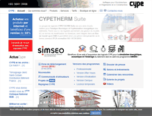 Tablet Screenshot of cype.fr