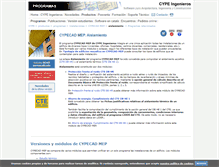 Tablet Screenshot of aislamientoinstalaciones.cype.es