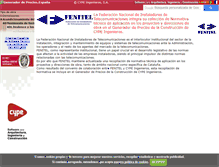 Tablet Screenshot of fenitel.normativaconstruccion.cype.info