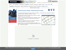 Tablet Screenshot of abastecimiento.cype.es