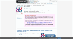 Desktop Screenshot of descargas.cype.es