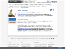 Tablet Screenshot of edu.cype.es