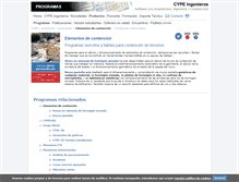 Tablet Screenshot of contencion.cype.es