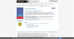 Desktop Screenshot of cte.db.hs1.cype.es