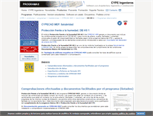 Tablet Screenshot of cte.db.hs1.cype.es