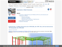 Tablet Screenshot of exportacion-a-tekla.cype.es