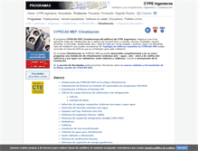 Tablet Screenshot of climatizacion.cype.es