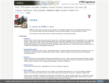 Tablet Screenshot of catala.cype.es