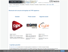 Tablet Screenshot of concurso-logo.cype.es